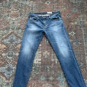AG Everett; 16 year wash aged denim jeans; 32x30